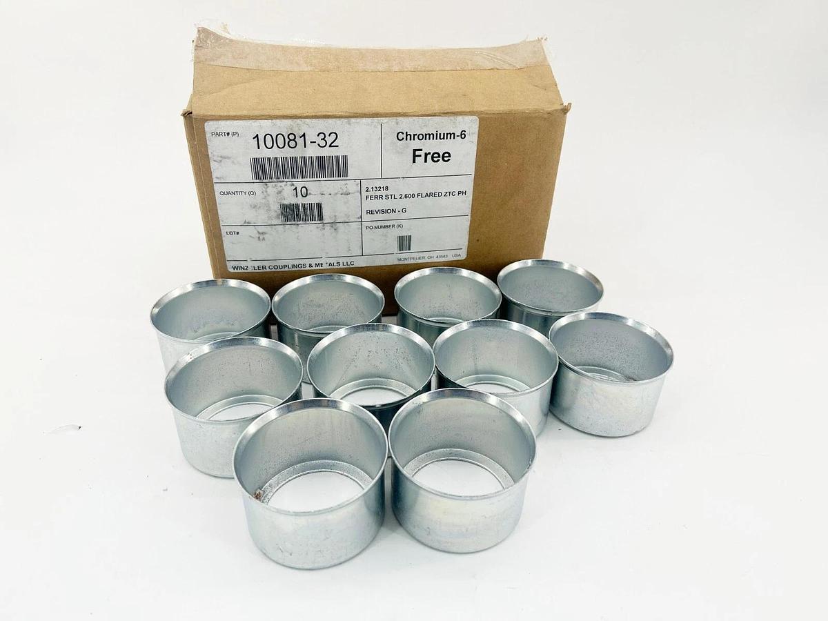 New Lot of 10 Winzeler Couplings LCC 10081-32 Crimp Shell