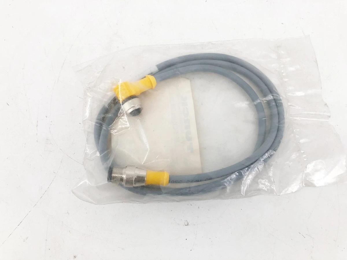 New Turck WK 4.4T-1-RS 4.4T Eurofast Molded Cordset U2441-1
