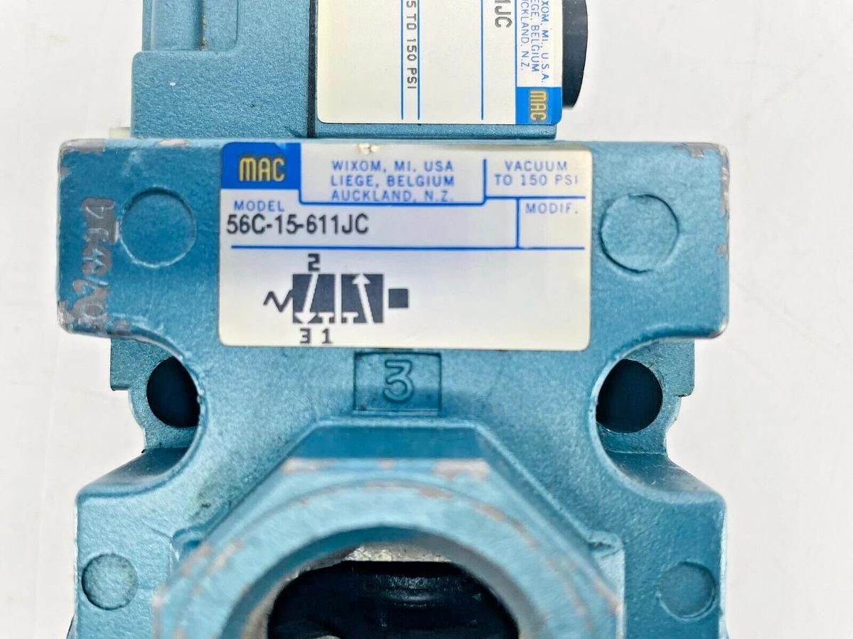 New Mac Valves 56C-15-611JC Solenoid Valve 24VDC 8.5W