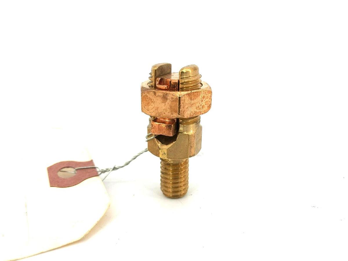 New Panduit SP1-3-C Grounding Service Post Connector, Bronze, Male, 6SOL.- 3STR