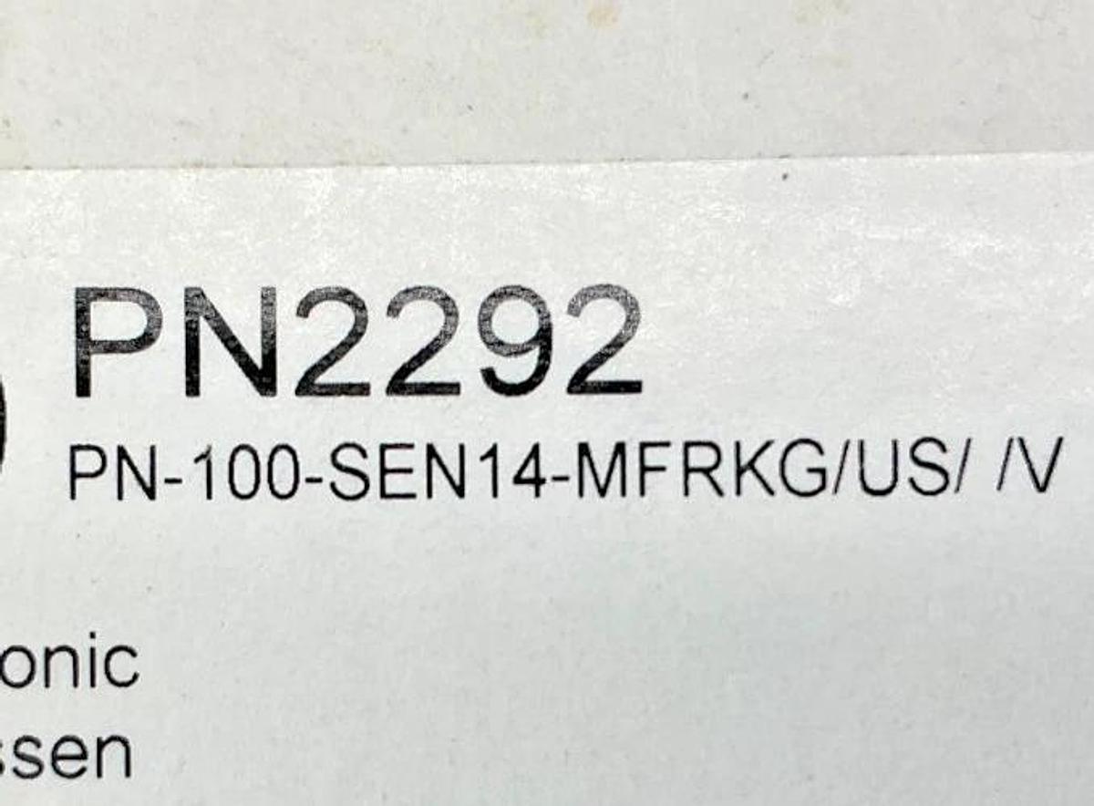 New IFM Efector PN2292 Pressure Sensor 4-Pin 18-30V PN-100-SEN14-MFRKG/US/ /V