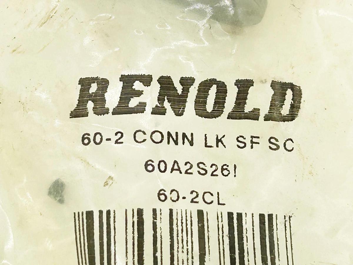 New Lot of 2 Renold 60A3S26I Chain Link Roller 60-2 Conn LK SF SC 20-2CL