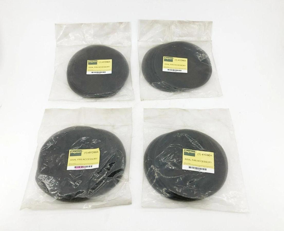 Lot of 20 New Dayton 4YD90A Axial Fan Filters Round 5.2" (4 Bags - 5/PK)