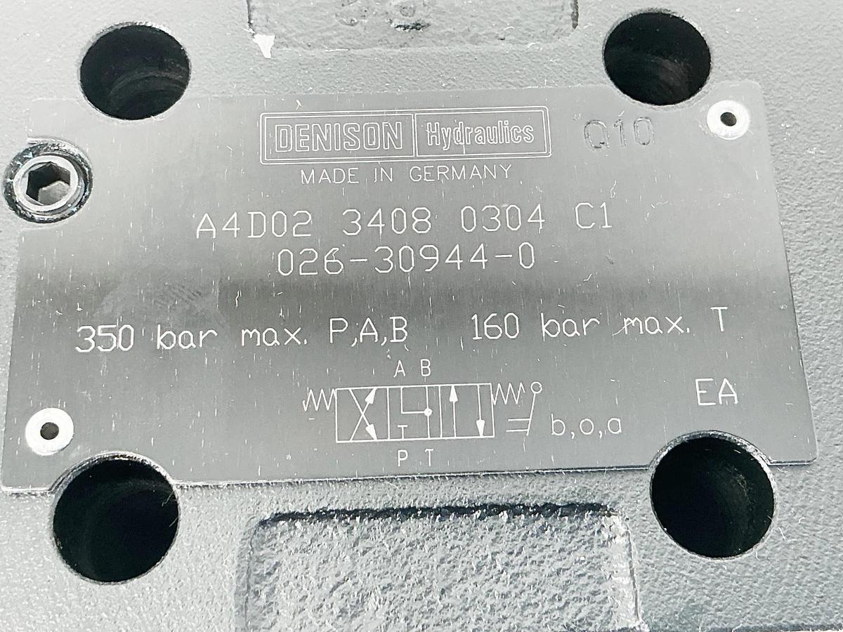 New Denison A4D02 3408 0304 C1 026-30944-0 Control Valve 350Bar - No Box