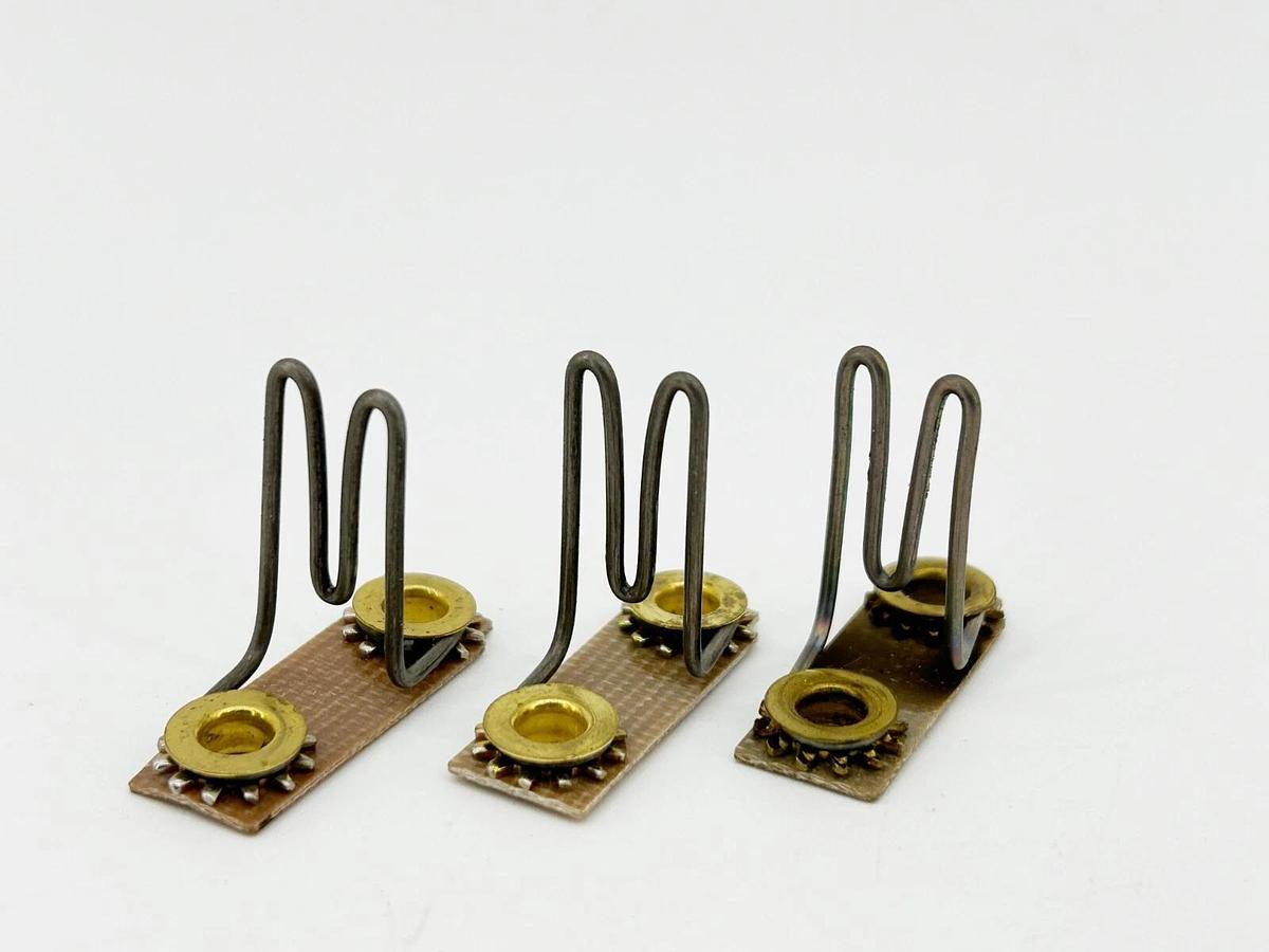 New Lot of 3 General Electric C466A Thermal Overload Element Relay - No Box