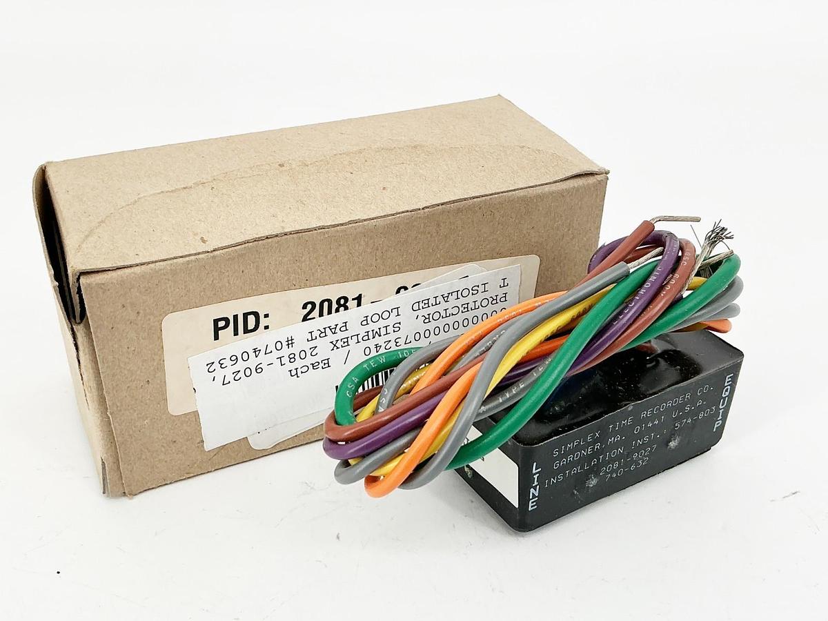New Simplex 2081-9027 Isolated Loop Circuit Protector 7 Wire