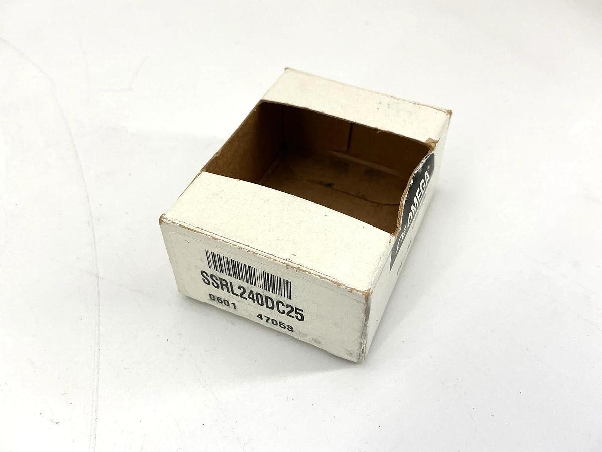 New Omega SSRL240DC25 Solid State Relay 25A 24-280VAC