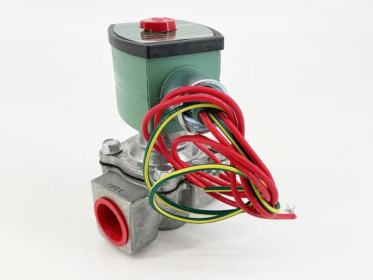 New Asco 8215G033 24VDC Solenoid Valve 125PSI 3/4" Pipe 11.6W - No Box