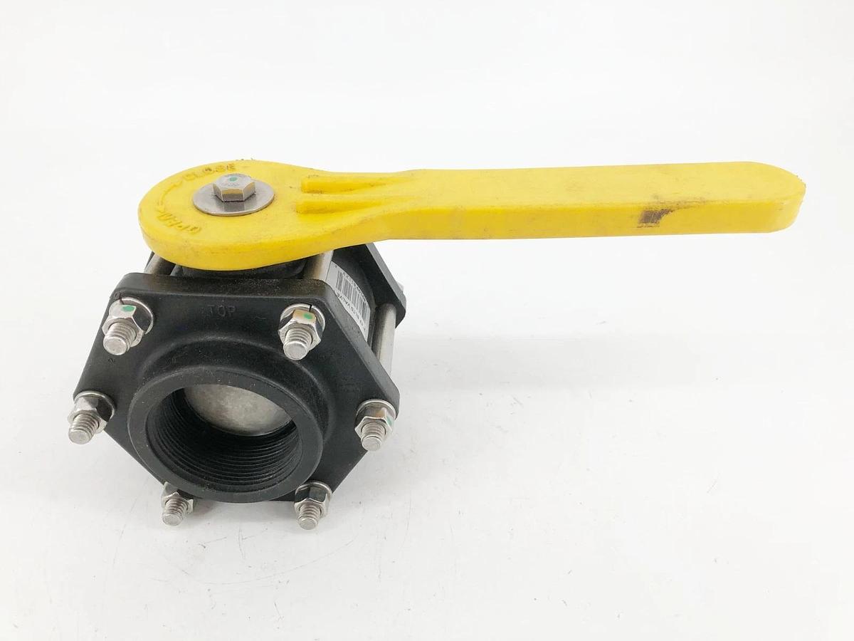 New Apache 49030010 2" Full Port Bolted Poly Ball Valve - No Box