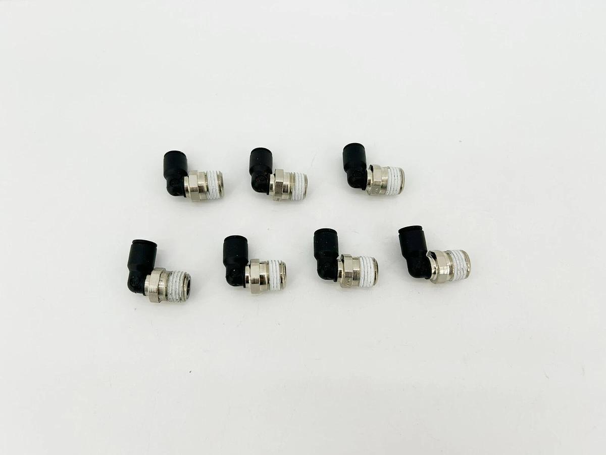Lot of 7 New Lawson 86761 Male Elbows, 90 Deg. 1/4" x 1/4", 290PSI