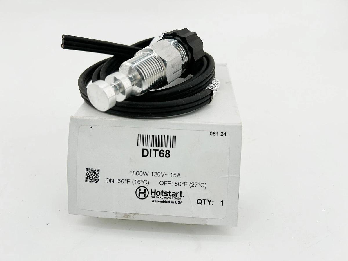 New Hotstart DIT68 Direct Immersion Thermostat 1/2" NPT