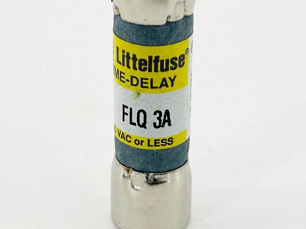 New Lot of 5 Littelfuse FLQ-3A Time Delay Fuse 3Amp 500V - No Box