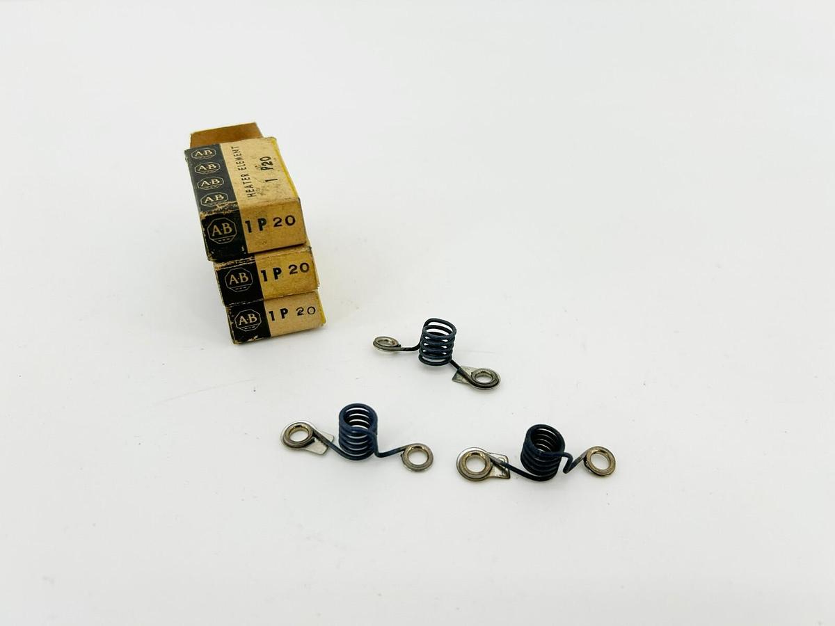 Lot of 3 New Allen Bradley P20 Heater Elements