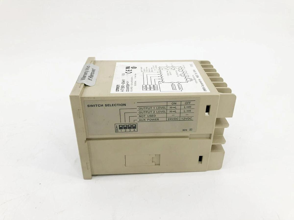 New Omron H7BR-BWV-500 Counter 2 Stage 100-240VAC 0-999999