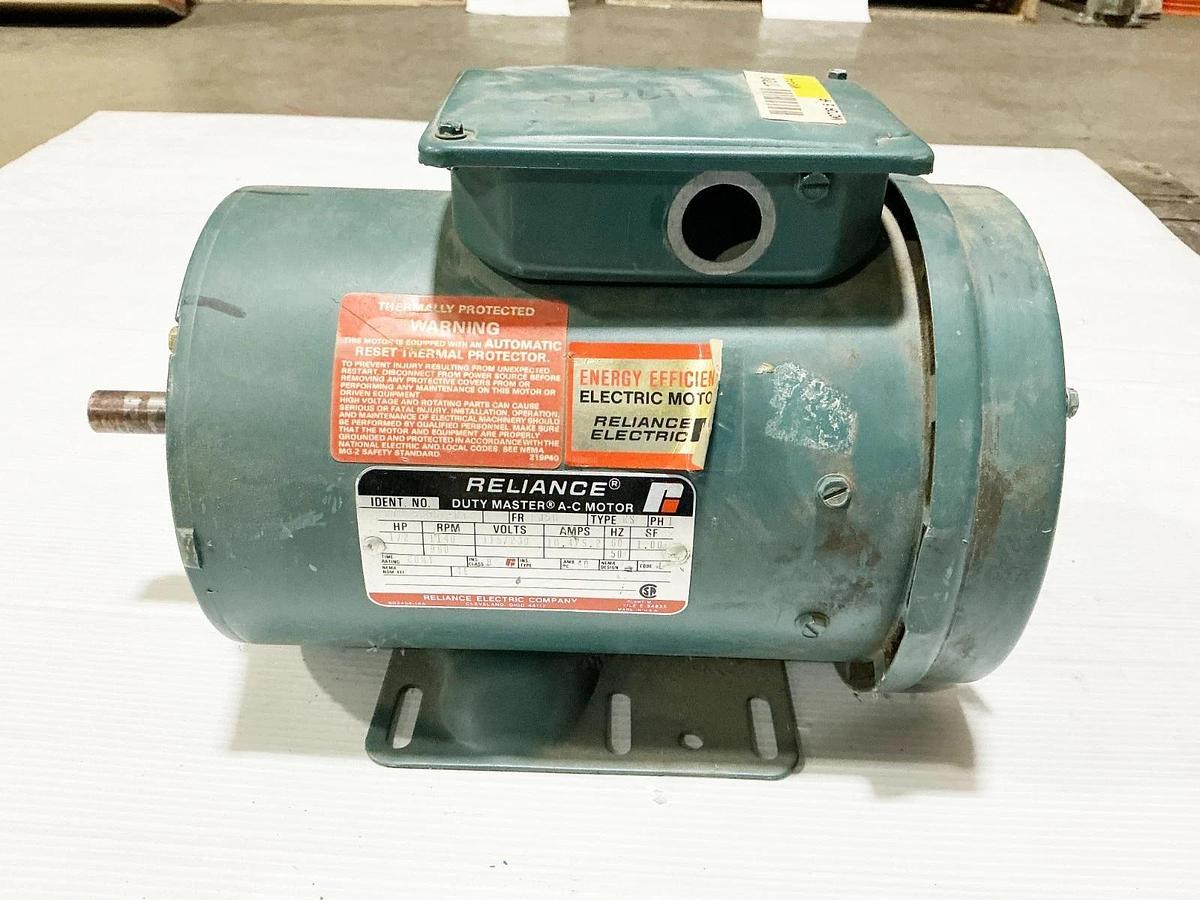 New Reliance E78C5956M-0T Electric Motor 1/2HP 230V 1140RPM 1PH 10.4A FJ56