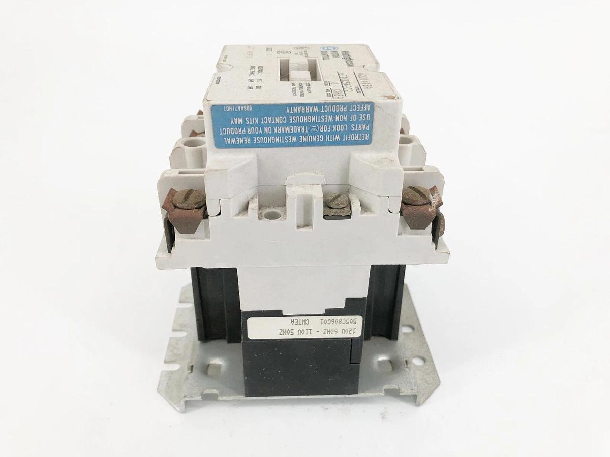 Used Westinghouse A201K1BA Non-Rev Contactor Model J 6710C54G02 120V 27A 230V 3HP