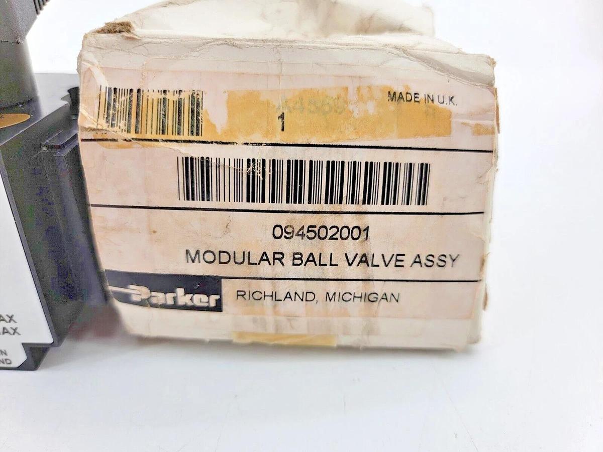 New Parker Schrader Bellows 94502001 Modular Ball Valve Assembly 300PSI