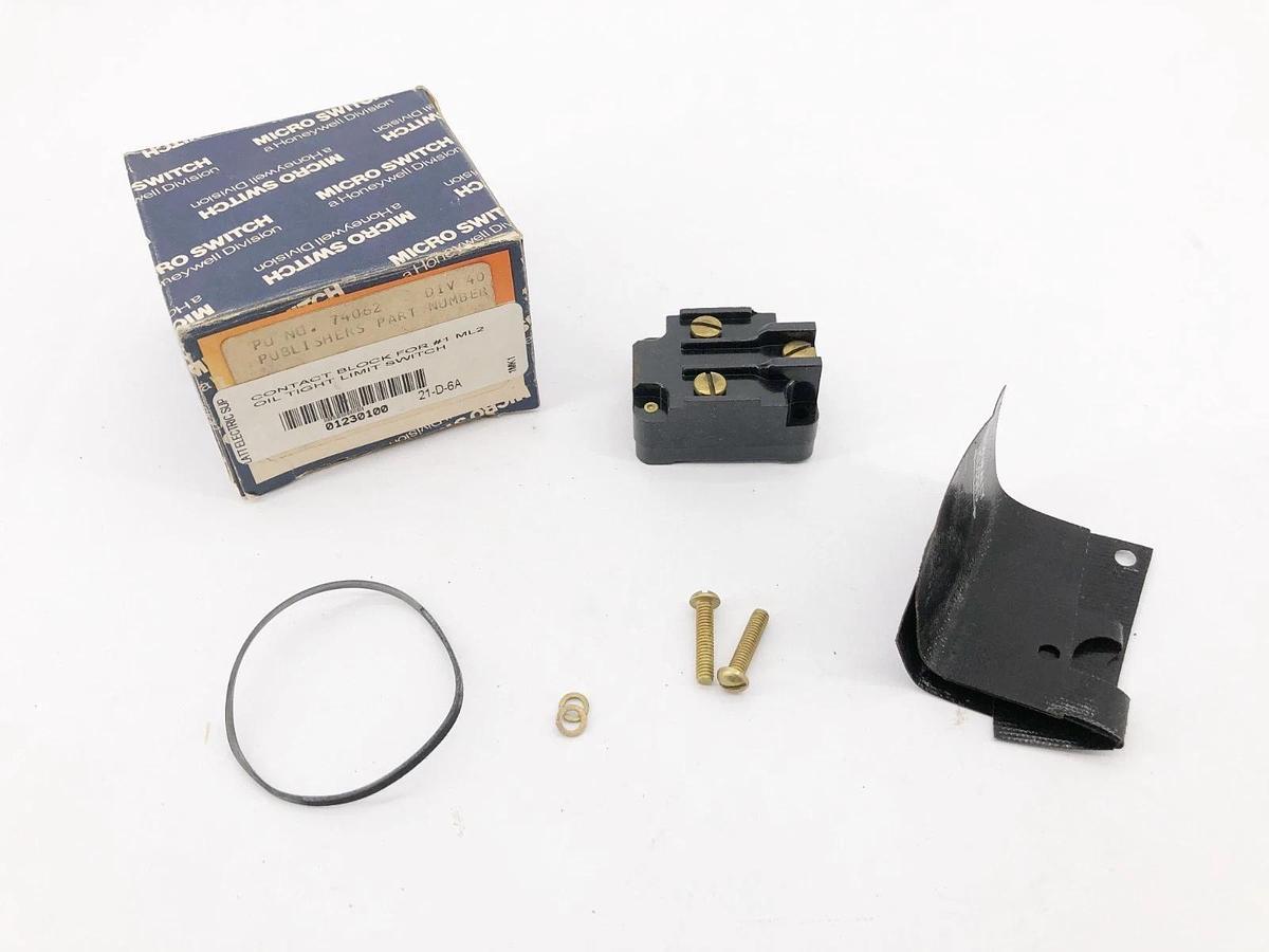 New Honeywell Microswitch 1MK1-1PA17 Contact Block W/ Oiltight Hardware