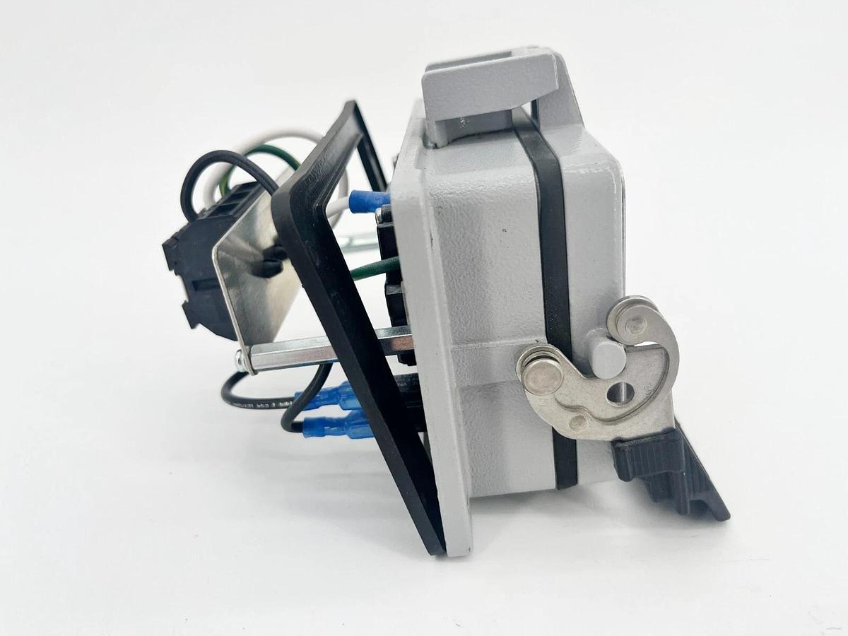 Used Hoffman A-C4DB9RJ45GFI Panel Interface Connector Aluminum Cover RJ45
