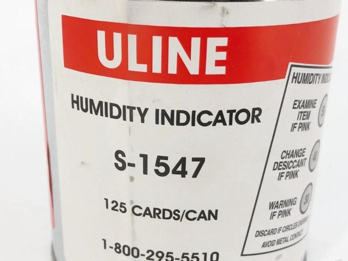 Can of 125 New U-Line S-1547 Humidity Indicator Cards MS20003-2 30-50% RH