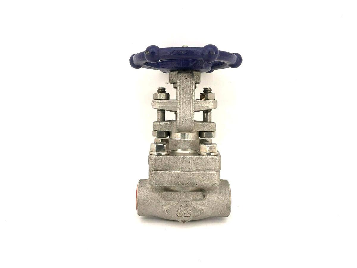 New OMB Valves 810 NACE Forged Stainless Steel Gate Valve 1/2" RB