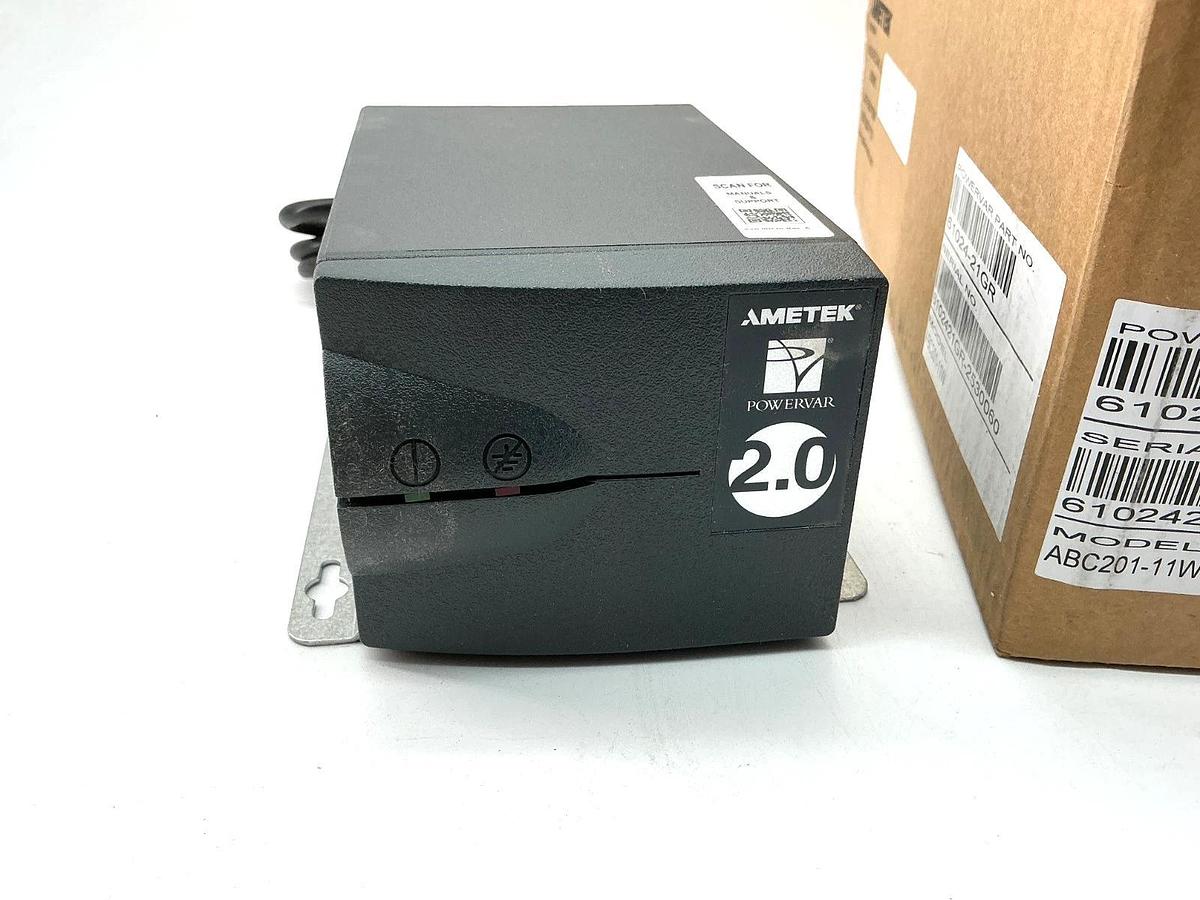 New Ametek Powervar Model ABC201-11W Power Conditioner 120VAC 61024-21GR
