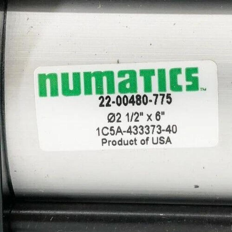 New Numatics 22-00480-775 Cylinder 1/2" Bore x 6" Stroke 1C5A-433373-40