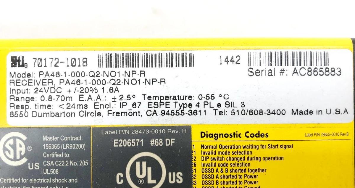New STI PA4600 Perimeter Access Transmitter 70172-1018 / PA46-1-000-Q2-NO1-NP-R