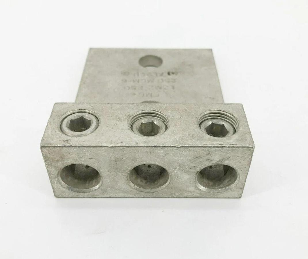 New CMC L3M2-250 Multi Conductor Aluminum Mechanical Lug 250MCM - 6 AWG
