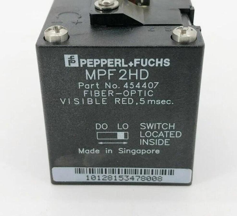 New Pepperl + Fuchs MPF2HD Photoelectric Sensor 454407 - No Box