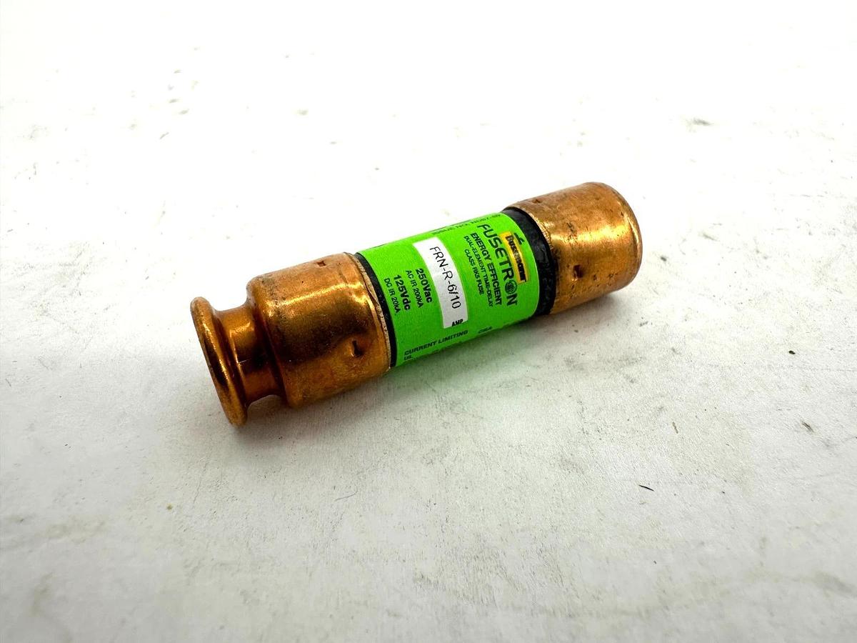 Lot of 10 New Bussmann FRN-R-6/10 Fusetron Class RK5 Fuse 6/10A 250V