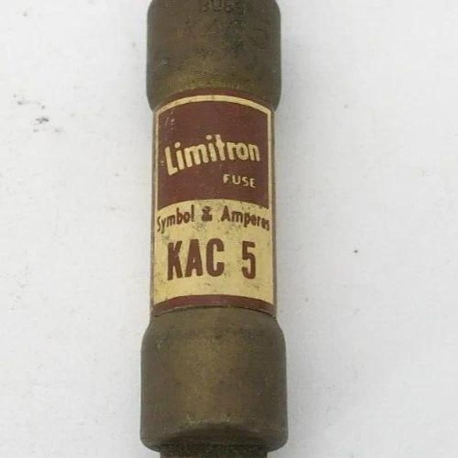 Lot of 6 New Limitron KAC 5 Fuses 5A 600V