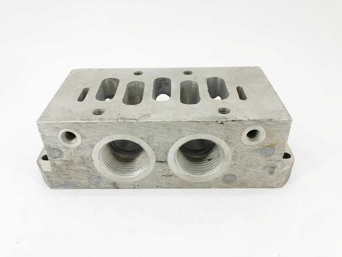 New Rexroth R432015310 Pneumatic Valve Subplate 1" Ports