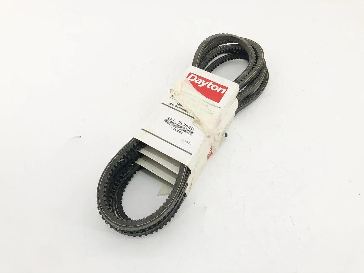 Lot of 3 New Dayton 2L394G V-Belts 3/8" x 67" 3VX670 - No Box