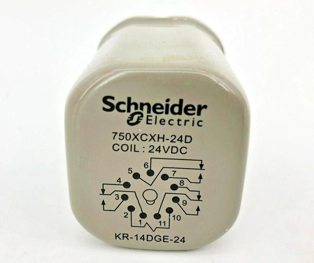 Used Schneider Electric 750XCXH-24D Hermetically Sealed Relay 24VDC