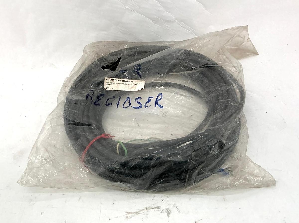 New Tavrida Electric CADNATNA1001244-20M Power Cable 3-Pin OSM 20 MTR