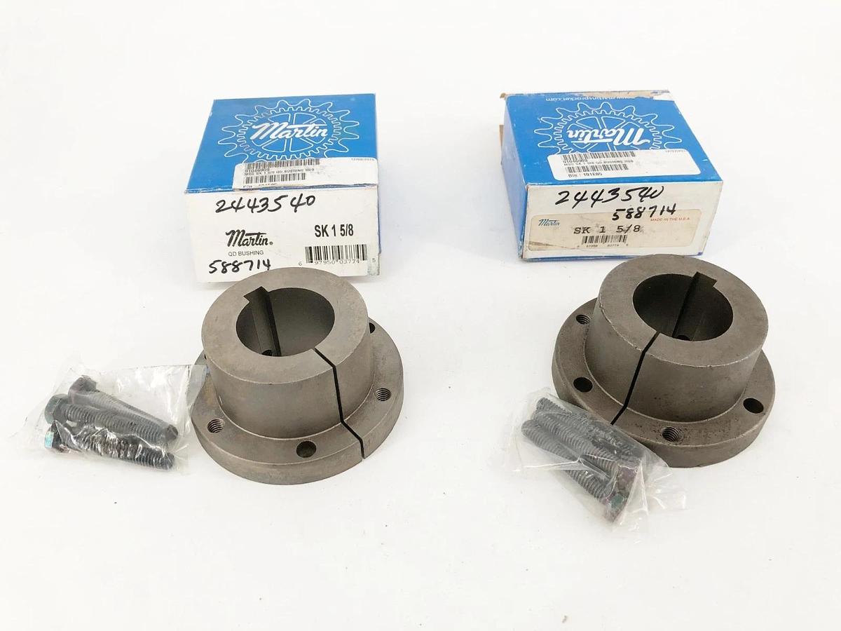 Lot of 2 New Martin SK 1-5/8 Quick Disconnect Bushings
