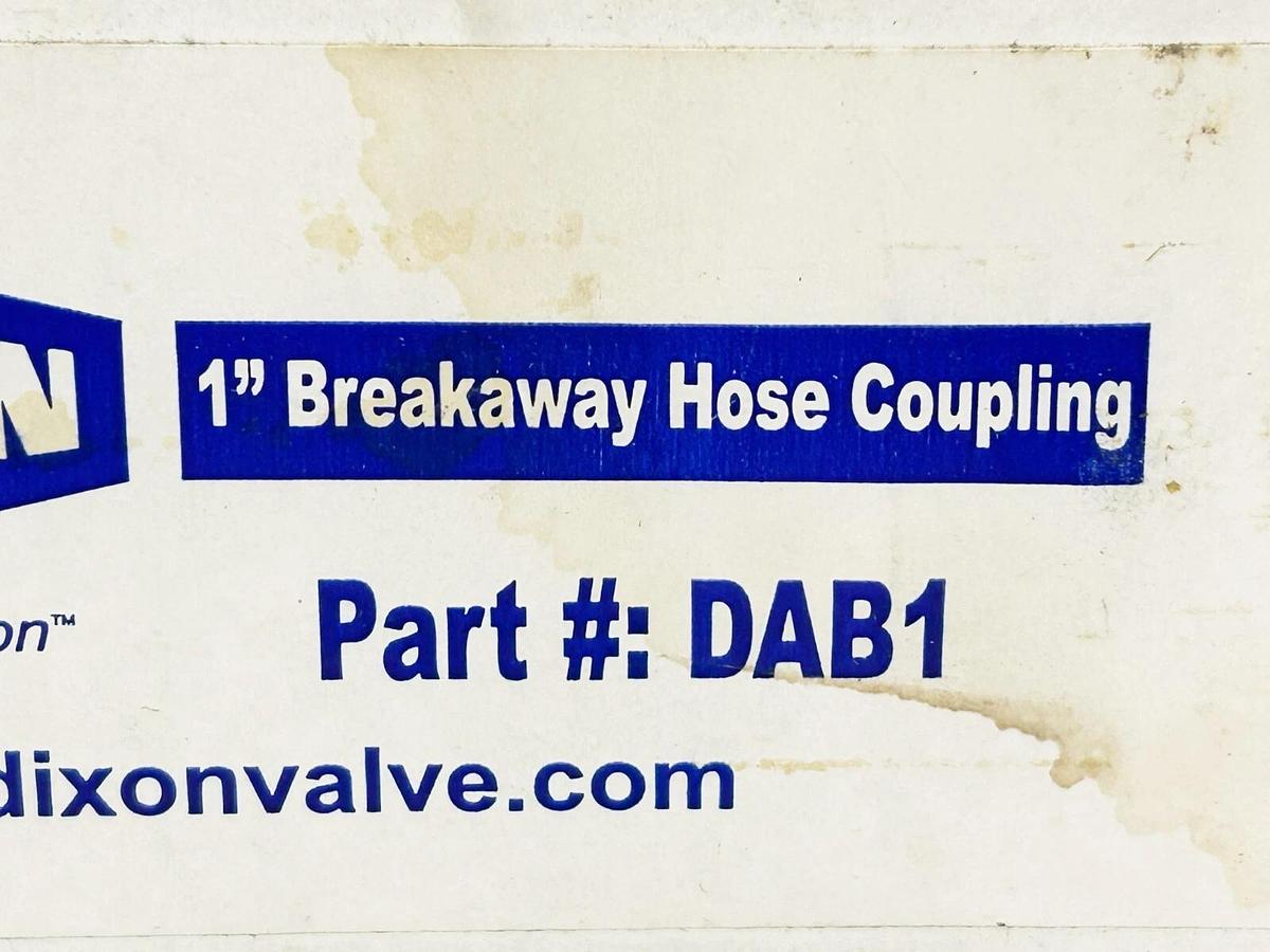 New Dixon DAB1 1" Breakaway Hose Coupling