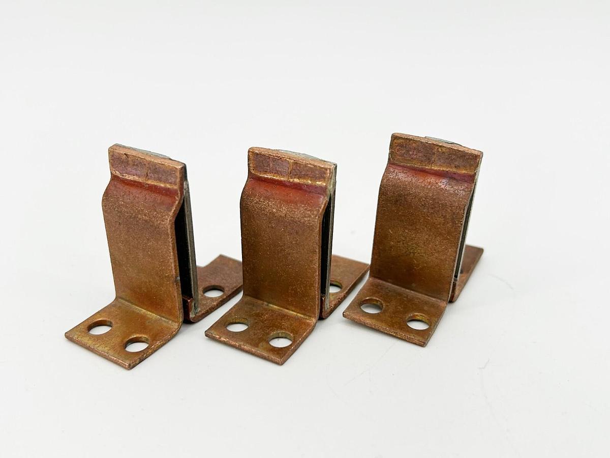 New Lot of 3 General Electric 123F114C Thermal Overload Element Relay- No Box