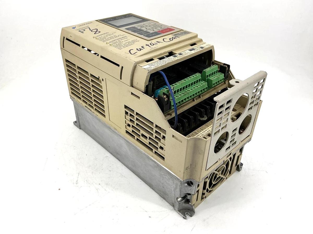 Used Yaskawa CIMR-P7U45P5 Varispeed Drive 3PH 12.5A 380-480VAC 50/60HZ