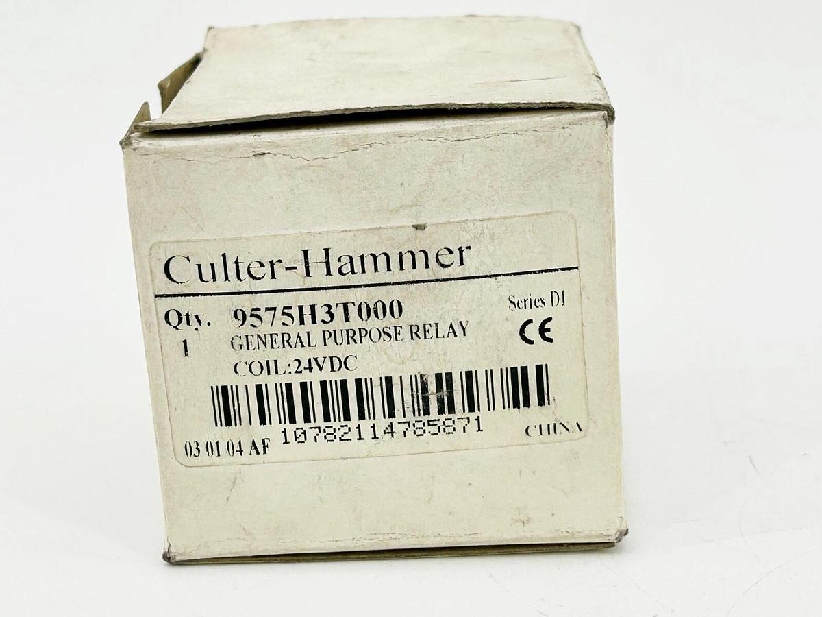 New Cutler Hammer 9575H3T000 General Purpose Relay Coil 24VDC 3000 Series