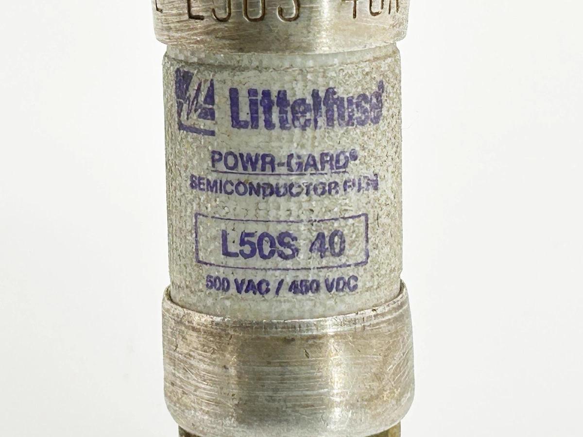 Used Lot of 4 Littelfuse L50S-40 Semiconductor Fuse 40A 400-500V