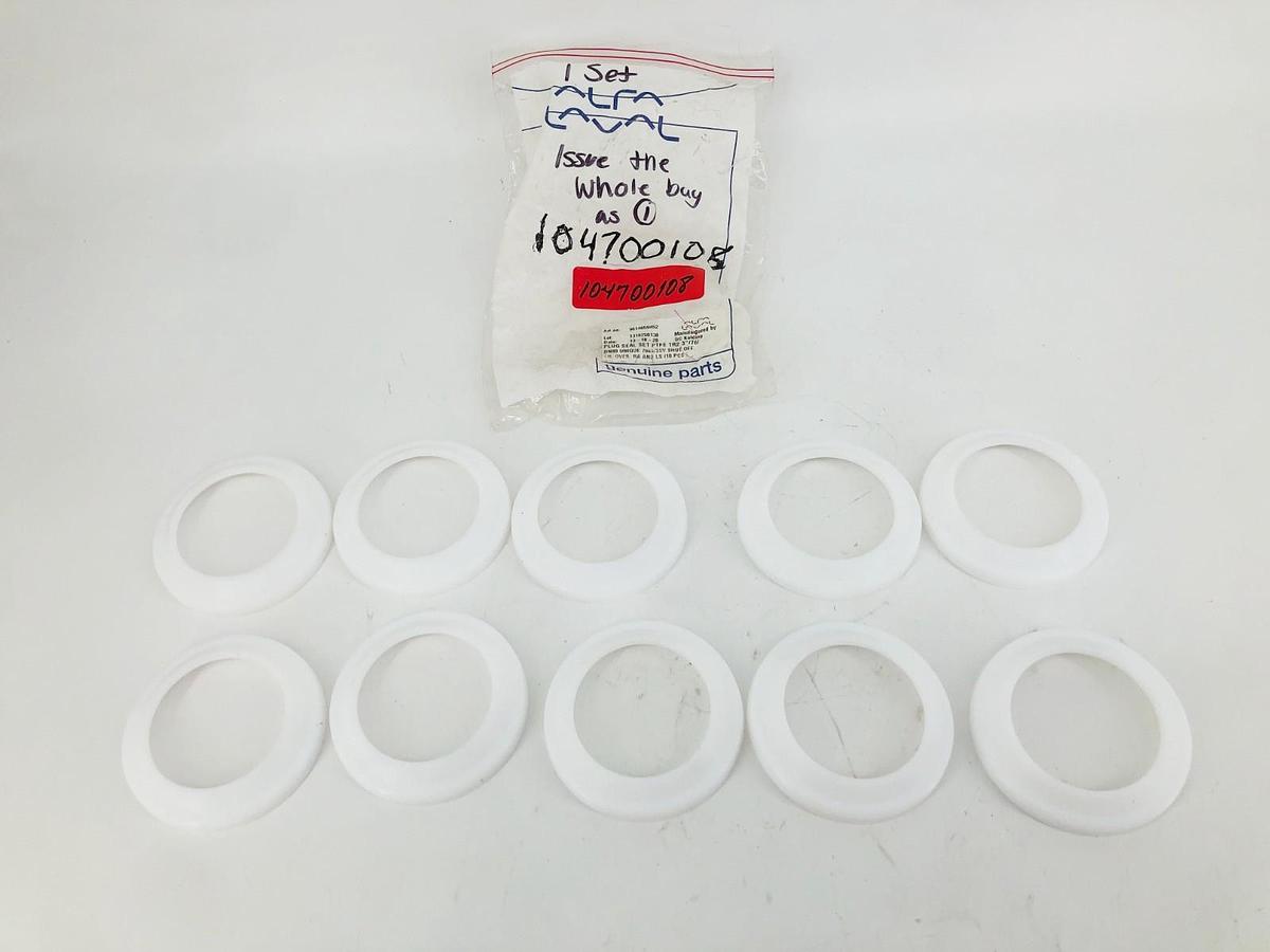 New Alfa Laval 9614059452 Plug Seal Set PTFE TR2 3" / 76/ DN80 UNIQUE 7000 SSV
