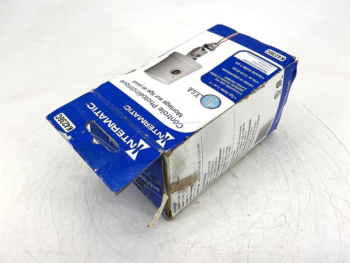 New Intermatic K4236C Thermal Photocontrol Swivel Mount 15A 120-277VAC