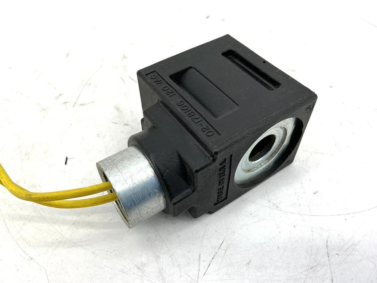 Used Vickers 02-178106 Solenoid Coil 1/2" NPT Conduit Port 2-Wire 20-Watt 120VAC