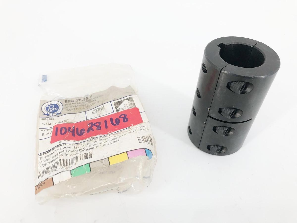 New Ruland SPC-20-20-F Rigid Coupling w/ Keyway 1-1/4" x 1-1/4" Bore