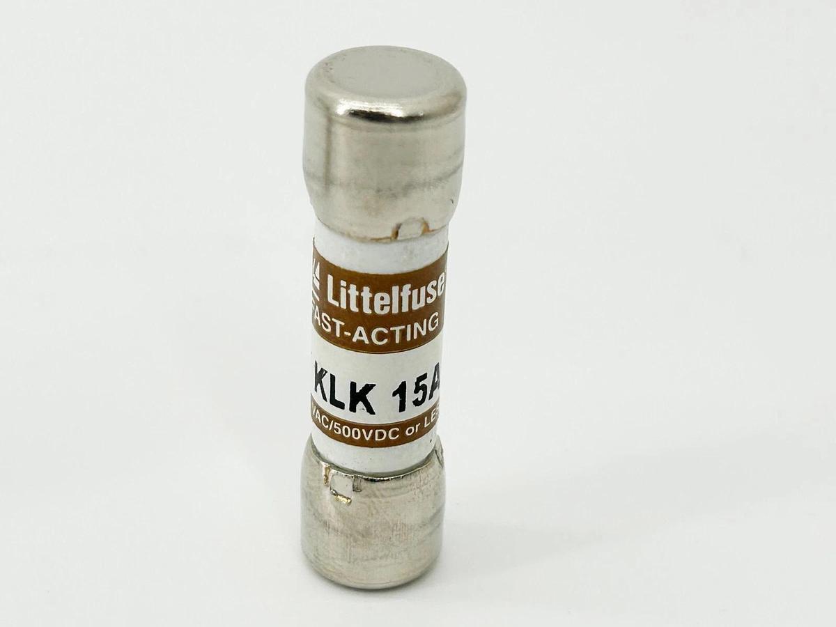 New Lot of 4 Littelfuse KLK-15 Fast Acting Fuse 15A 600V