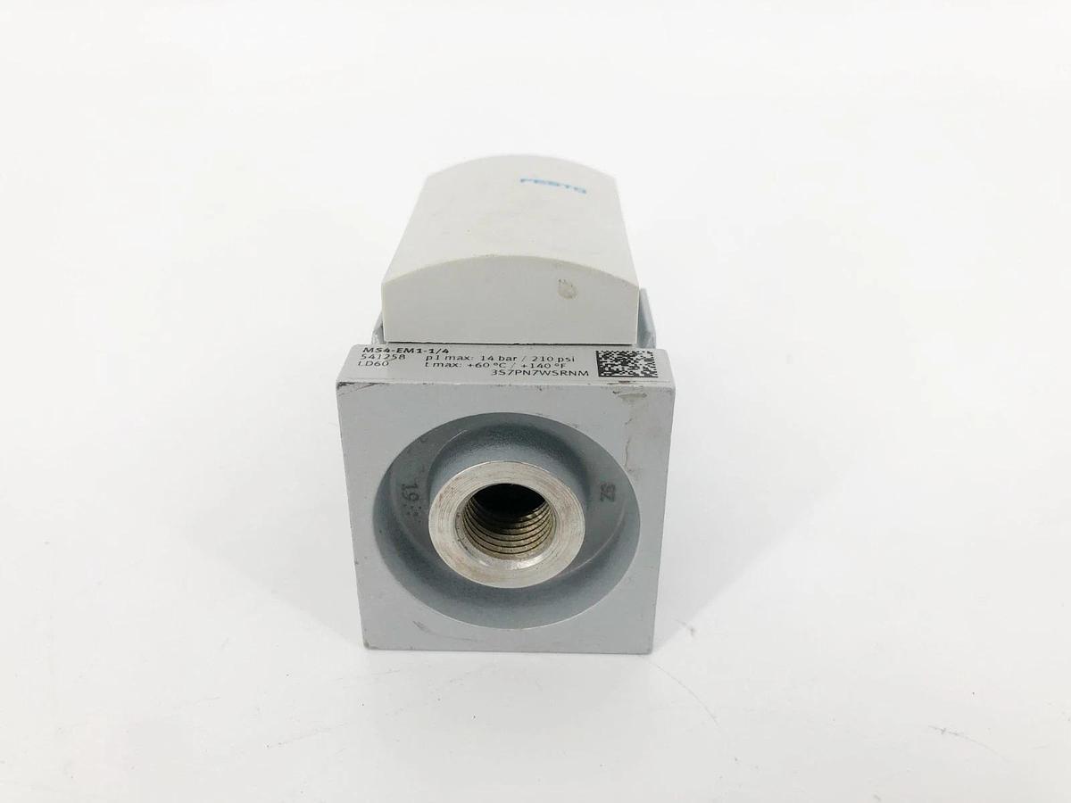 New Festo MS4-EM1-1/4 On/ Off Manual Valve 1/4" 210psi 541258 - No Box