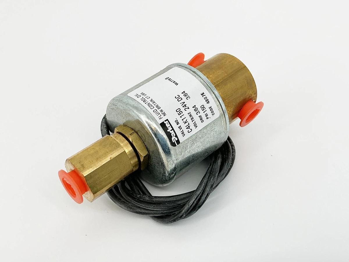 New Parker C4LK1150 Fluid Control Solenoid Valve 24V 150PSI 8W