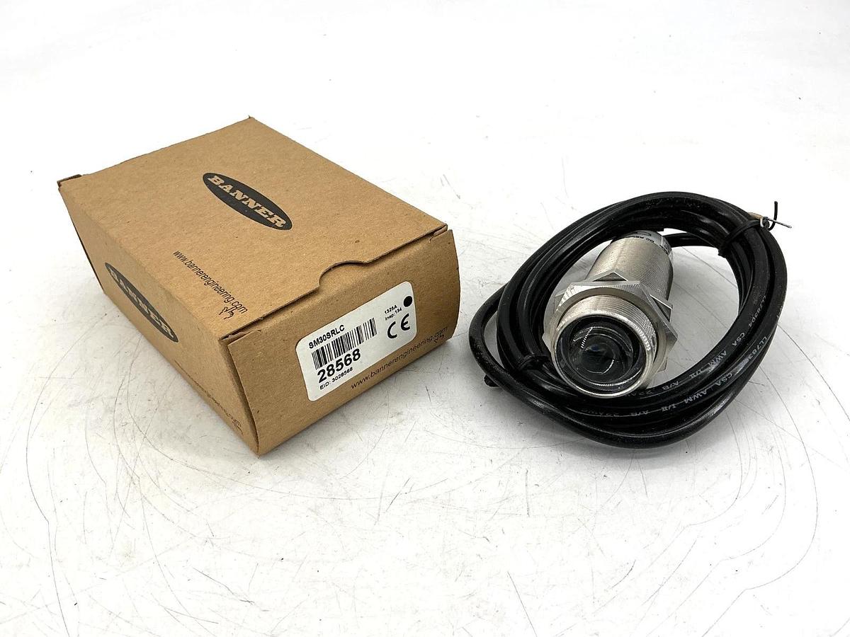 New Banner Engineering SM30SRLC Photoelectric Sensor 4-Wire 10-30VDC 28568
